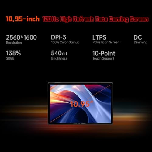 Image of OneXPlayer X1 Pro Handheld PC with AMD Ryzen AI 9 HX 370, Radeon 890M Graphics, 32GB RAM, 10.95-inch 120Hz Display, Magnetic Keyboard, Detachable Gamepad, 3-in-1 Gaming Handheld (32GB RAM + 1TB SSD)