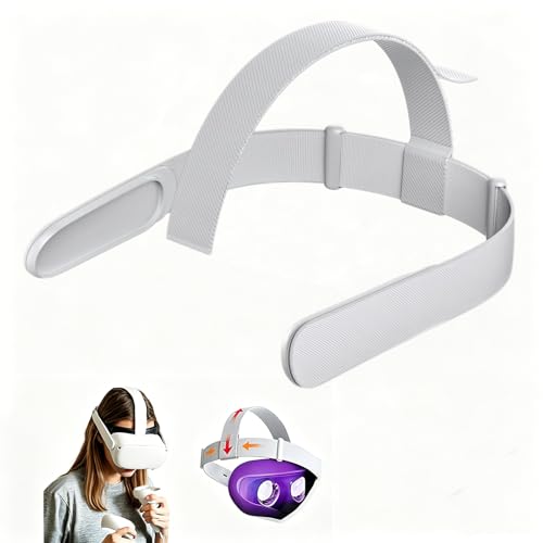 VR Headset Strap, ergonomically Comfortable for Meta Quest 2 Replaceable Headband, Adjustable, Replacing Original，Breathable Washable Cloth Strap for Enhanced Comfort and Long Play