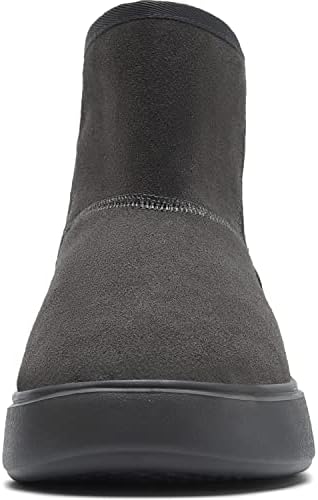 Winter Snow Boots for Women Waterproof Insulated Non Slip Outdoor Lined Suede Classic Short Mini Ankle Warm Shoes Grey Size 8.5 | Image 2