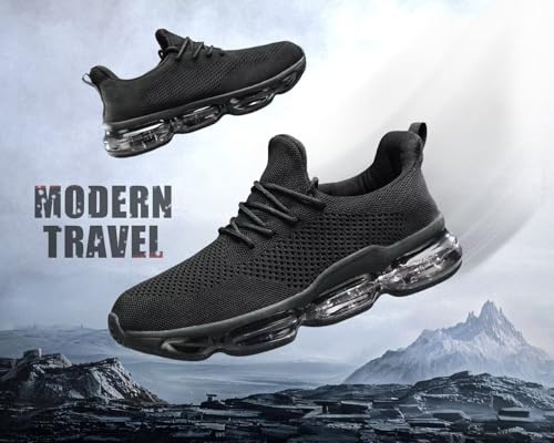 Image of Men's Air Running Shoes Non Slip Workout Casual Sport Shoes for Men Basketball Sneakers Fashion Tennis Sport Fitness Cross Trainers