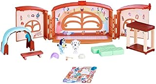 Bluey School Friends- Calypso's School Playset, 2.5-3" posable Figures Playset