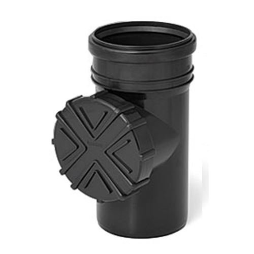 Graphite 110mm Gutter Downpipe Leaf Guard Strainer Basket Filter Cleaner