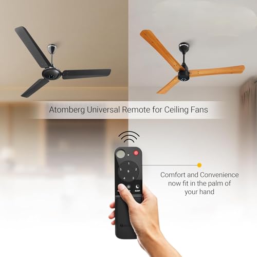 Image of K2 Remotes Compatible for Atomberg BLDC Ceiling Fan Remote - Replacement Remote with Sleep Mode, Timer & Speed Control | Fan Remote Only | 1 Year Warranty