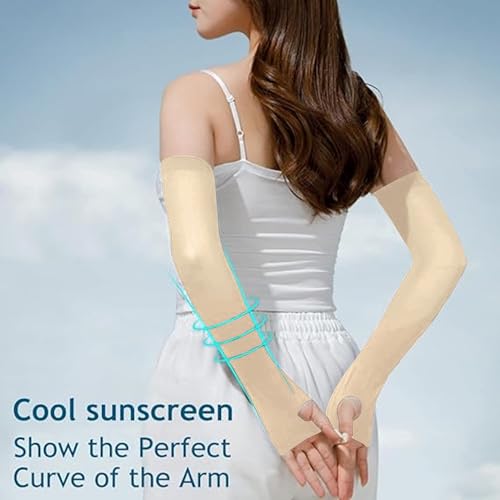 Image of TRENDMALLS Arm Sleeves, Cooling UV Sun Protection Sports Compression for Men /Women /Kids