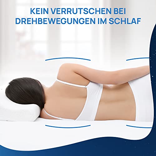 LILENO HOME Matratzenunterlage 90x200 cm - Lattenrost Matratzenschoner mit Noppen - Noppen Antirutschmatte für Matratze und Boxspringbett - Antirutsch Lattenrostschoner durch Matratzen Unterleger