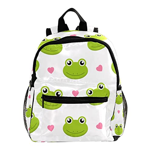 Sac à dos pour enfants motif grenouilles cartable fille et garçon 30,5 cm petit format scolaire