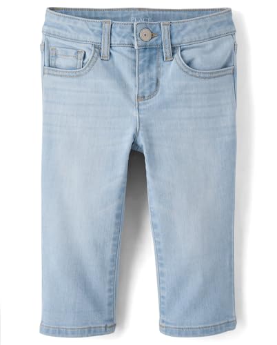 The Childrens Place Girls Capri Jeans Koda Wash 6