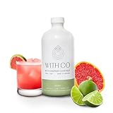 WithCo Paloma Craft Cocktail Mixer with Fresh Grapefuit Juice, Fresh Lime Juice, Sea Salt Makes 10 Drinks Just Add Tequila, Mezcal, or drink as a mocktail with soda water