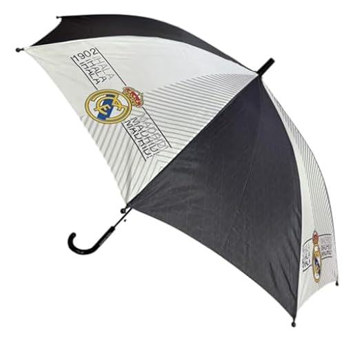 JYC CREATIVE Paraguas Automático Plegable del Real Madrid, Paraguas de Bolso, Parasol para el Verano, Sombrilla, Regalo del Real Madrid, Regalo para Fans del Madrid, (R Madrid7) | Ya disponible en tu tienda friki favorita! En mundofriki.es!
