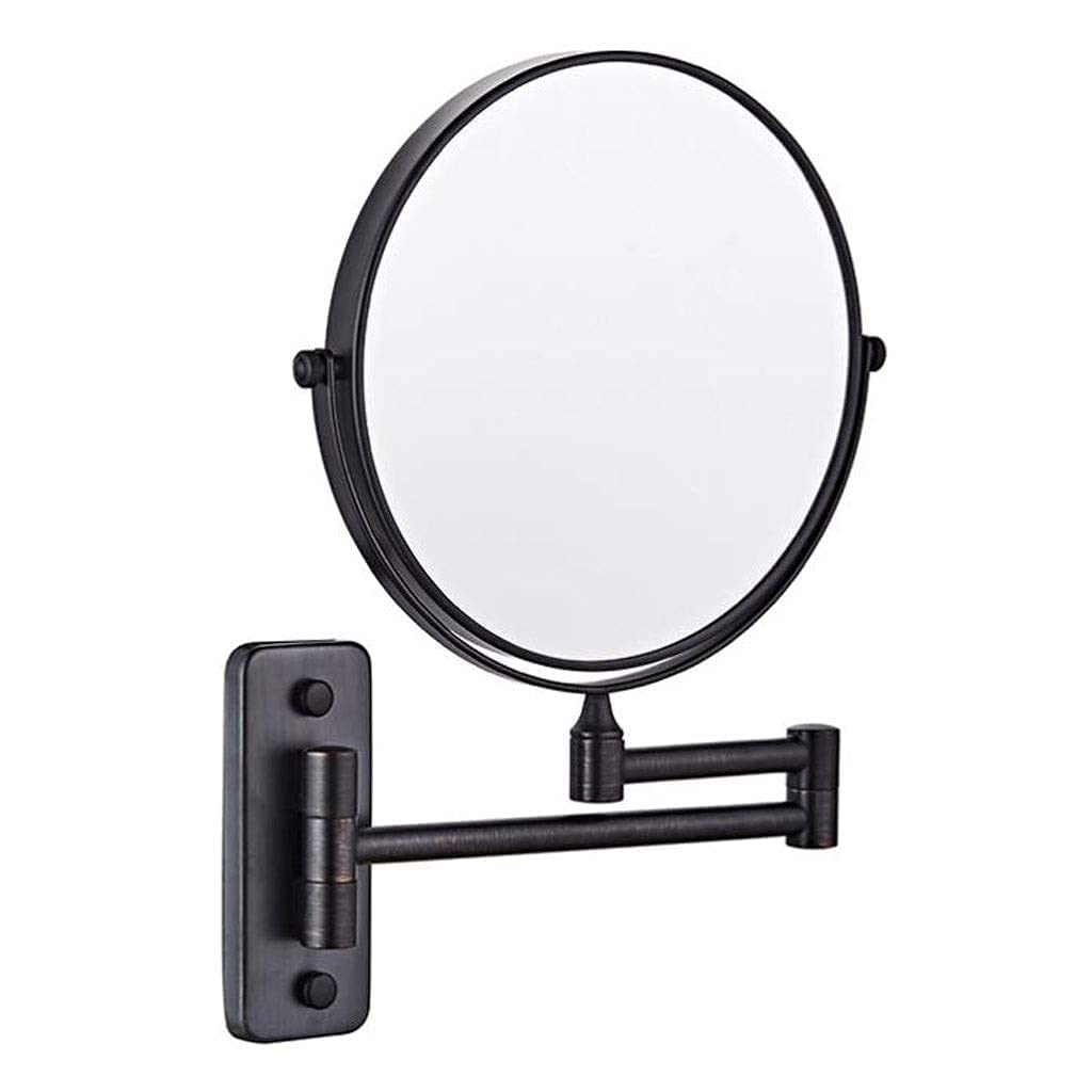Miroir de maquillage mural télescopique pour une routine beauté digne d'un grand hôtel