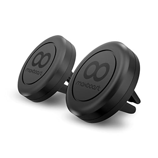 Maxboost Car Mount, [2 Pack] Universal Air Vent Magnetic Phone Car Mounts Holder for iPhone Xs Max XR X 8 7 Plus 6S 6 SE, Galaxy S9 S8 S7 Edge, LG G6, Note 8 5 and Mini Tablet (Compatible Most Case)