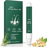 Haarwachstum Serum Roll-On 20ml | Haarwuchsmittel mit Rosmarinöl, Biotin, Koffein und Peptiden | Gegen Haarausfall, für Dichteres und Dickeres Haar | Für Frauen & Männer (1PC)
