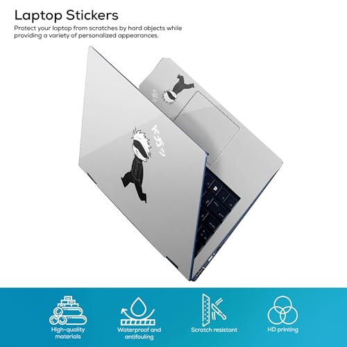 Image of Full Body Laptop Skin Bubble-Free| Laminated| Removable| HD Quality Sticker for Laptops Upto 15.6 Inches Compatible with Hp /Dell /Acer /Lenovo /Asus etc.(Anime-224)