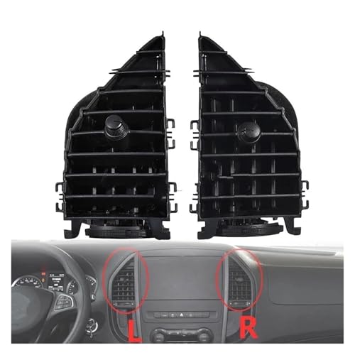 Rejilla de salida de aire acondicionado central con control preciso de ventilación para Vito W447 2