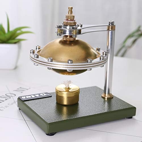 Stirling Engine Kit,pedkit Hot Air Stirling Engine Motor Model DIY Unassembled Steam Flying Saucer Full Metal Physics Science Experiment Toy Gift for Teacher Student Adult Birthday Christmas