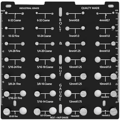 Thread Checker | Metric and Imperial Nue Thread Measuring Checker ...