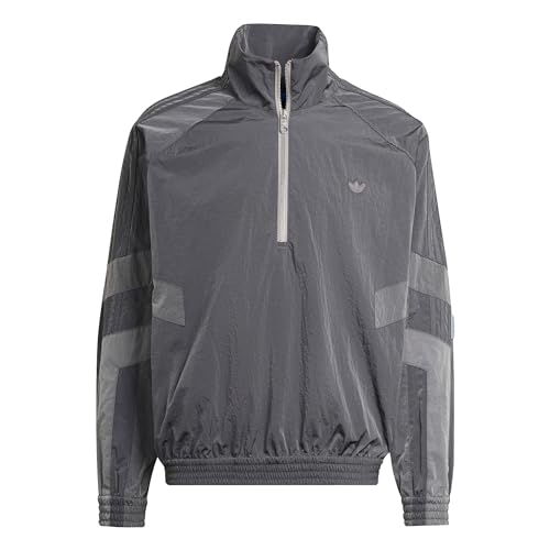 adidas Mens SILVER TT Track Jacket Jacket, GREFIV Size S at Amazon