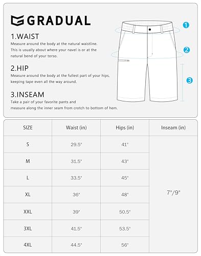 G Gradual Men's Casual Shorts 7