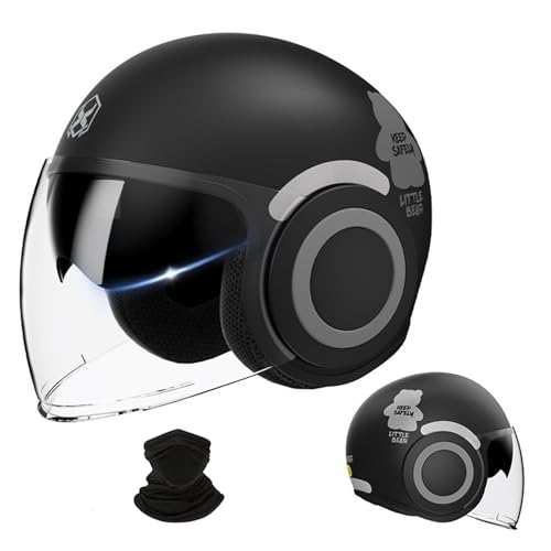 Casco jet con doppia visiera | Casco scooter con visiera