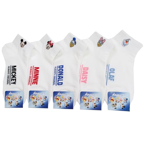evei Animation Character Cartoon Series Collection Women's Original Socks (D55_5 pairs)2