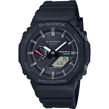 Casio G-Shock, relógio analógico-digital masculino, preto, pulseira, Cinza e preto, 1, Alça