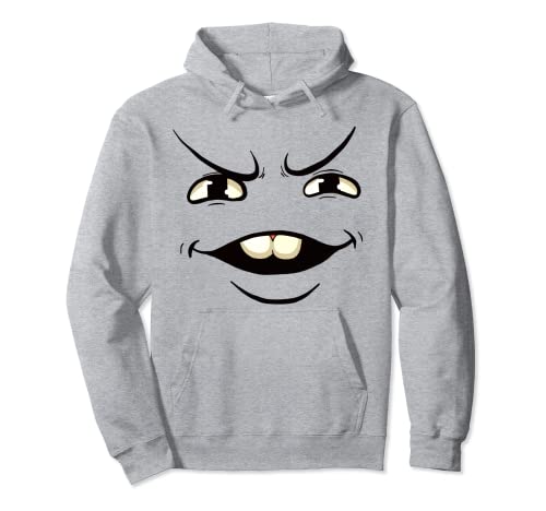 Suspision dientes divertidos disfraz de cara extraño traje Sudadera con Capucha