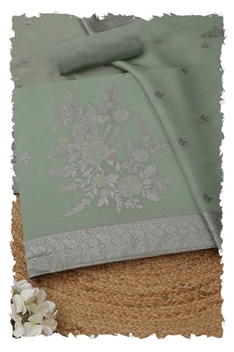 Robe en soie fleurie bleue Soch Zari idéale pour vos soirées