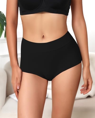 Banamic Women Boyshort Underwear Seamless Boy Shorts Soft Stretch Boxer Briefs