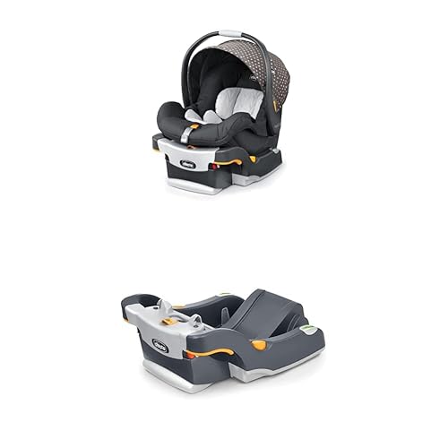 Chicco KeyFit 30 Cleartex - Asiento infantil y base extra, color gris
