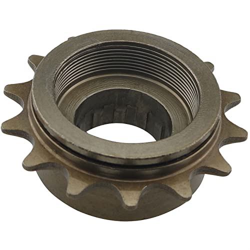 CHENJIN Steel Bike Road Freewheel Bronze 14T Teeth 34MM Single Speed Freewheel Flywheel Sprocket Bike Accessory