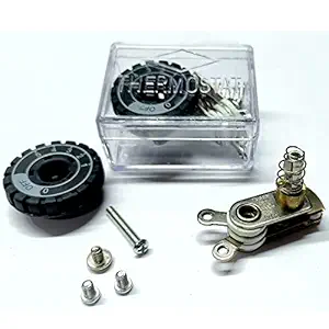 Jasol Thermostat Set for Silver Star Steam Iron Es-300L Electric Steam Iron Steam Iron Thermostat Thermal Controller, White,1 Set