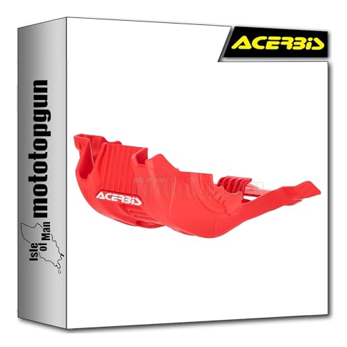 Protection sabot moteur Acerbis rouge compatible Honda CRF 250 RX 2022-2024