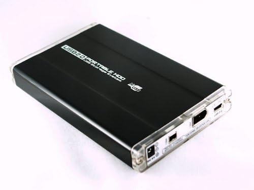 Firewire 1394 + USB Hard Drive Enclosure for 2.5-inch SATA Laptop Drive, Bus-Powered