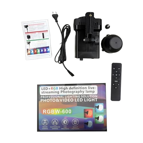 Luz de vídeo LED COB 100W foco de fotografía doble color iluminación RGB para vídeos
