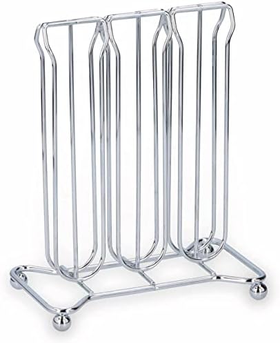 Chrome Flat 30 Coffee Pod Capsules Dispenser Holder Storage Stand