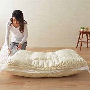 Miniatura 6 de EMOOR Colchón de futón japonés CLASSE Twin XL fabricado en Japón blanco, cama plegable para dormir, tatami