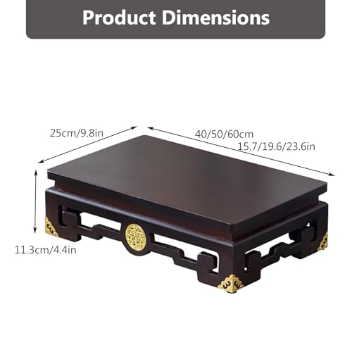 Table d’autel bouddhiste et table de méditation pour prières et divination 60cm