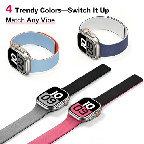 Duo-Color Magnetic Watch Bands Compatible with Apple Watch by BASILKIT - Used condition - Image 5