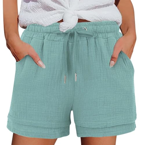 Short d'été taille haute pour femme : confort absolu et cordon réglable