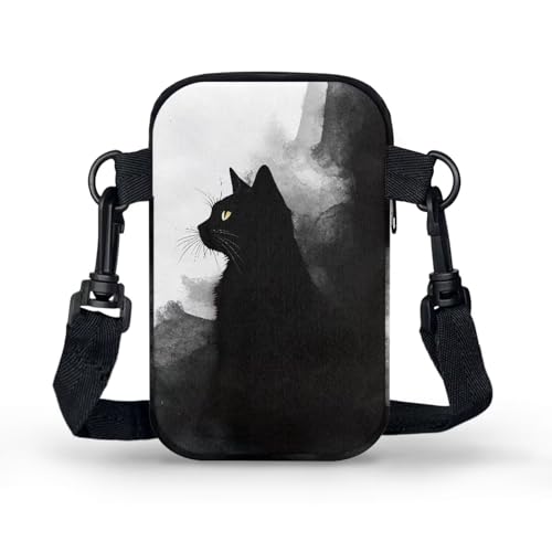 Mens Small Crossbody Bag Zipper Sling Bag Satchel Bag Purse2