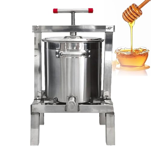 Prensa Hidroprensa De Acero Inoxidable, Prensa De Sidra, Extractor Manual De Miel De Acero Inoxidable, Triturador De Fruta, Palanca De Prensa Giratoria, Para Hacer Sidra