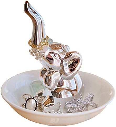 Titanape Flamingo Gifts for Women, Flamingo Ring Holder Trinket Dish, Ring Dish for Ring Necklace Earring Jewellery Holder, Birthday Christmas Valentine Gifts for Women Friend Mum Daughter