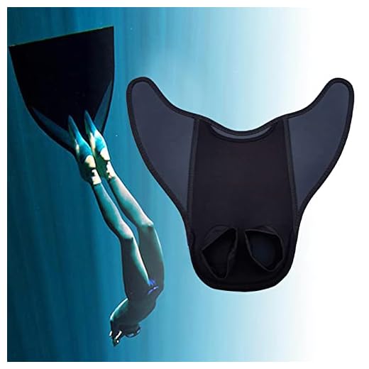 Deno Sirène Natation Queue Monopalme - Natation pour Adultes Poisson Monopalme Queue Forme Palmes Natation Formation Palmes Natation Plongée Snorkeling Maillots Bain Eau Jouets