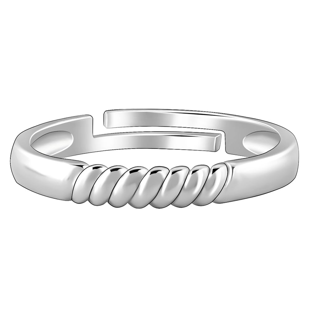 GIVA 925 Silver Rope Ring For Him,Adjustable | Rings for Boys and Men | With Certificate of Authenticity and 925 Stamp | 6 Months Warranty* (B0C74B6QW4) Amazon Price History, Amazon Price Tracker