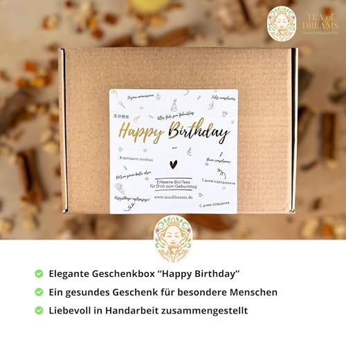 Tee Geschenk Geburtstag Happy Birthday – Das Geburtstagsgeschenk für Tee-Liebhaber