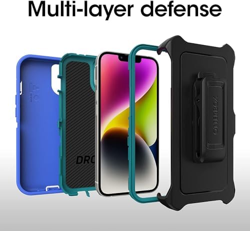OtterBox Defender Case For IPhone 14 Pro, Shockproof, Drop Proof Ultra Rugged Protective Case 4x Tested To Military Standard Black - View #6