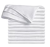 Clips N Grips Birdseye Flatfold Cloth Diapers, White, 12 Pack