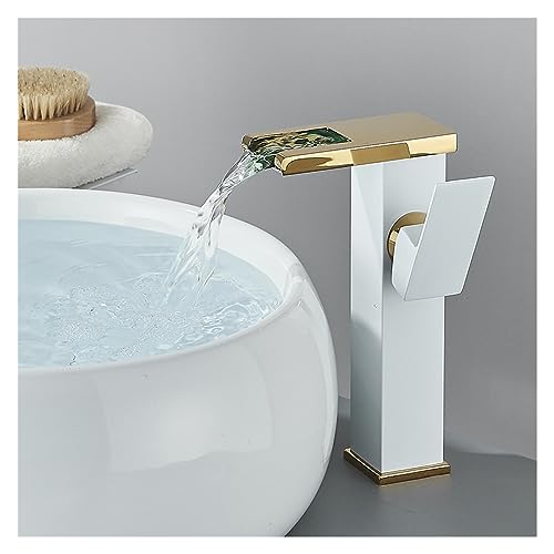 Robinet salle de bain flux d'eau froide lumineux pour une routine apaisante