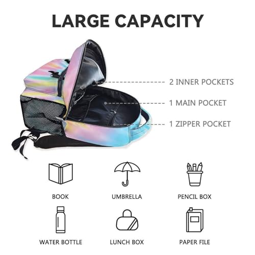 Basketball Backpack for Girls - 17 Inch Pink School Backpacks for Kids - Adjustbale Pretty Basketball Bookbag for Preschool4