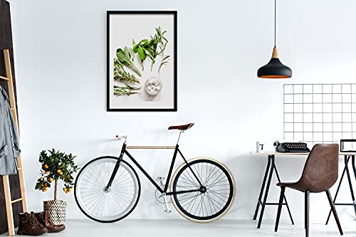 Cadre MDF 50x70 cm Tulup avec affiche d'herbes pour tableau décoratif moderne - 2